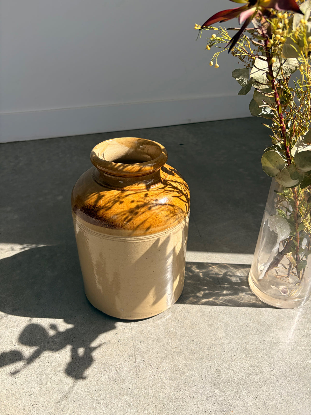 vintage ceramic pot
