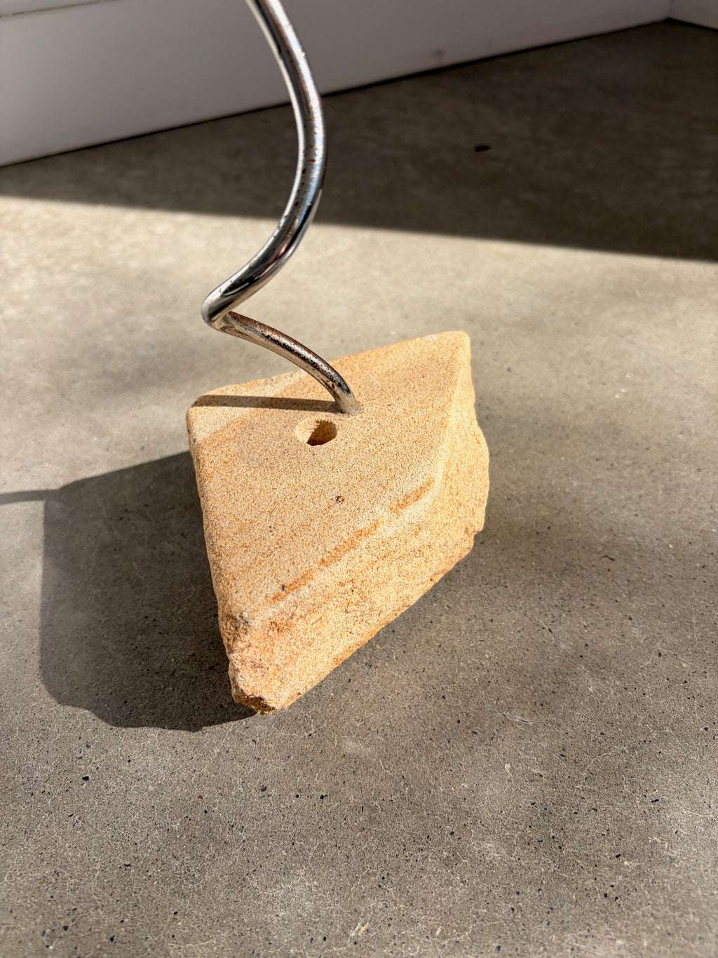 vintage stone paper towel holder