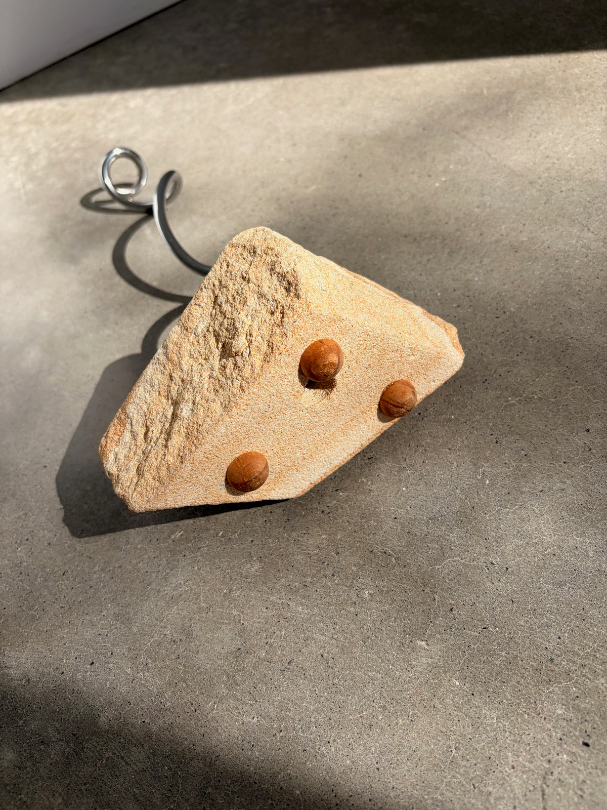 vintage stone paper towel holder