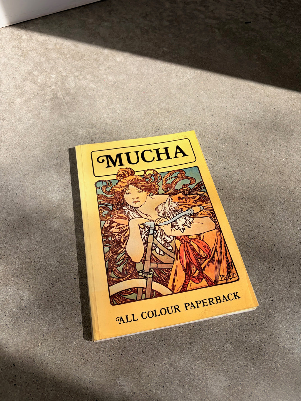 mucha vintage coffee table book