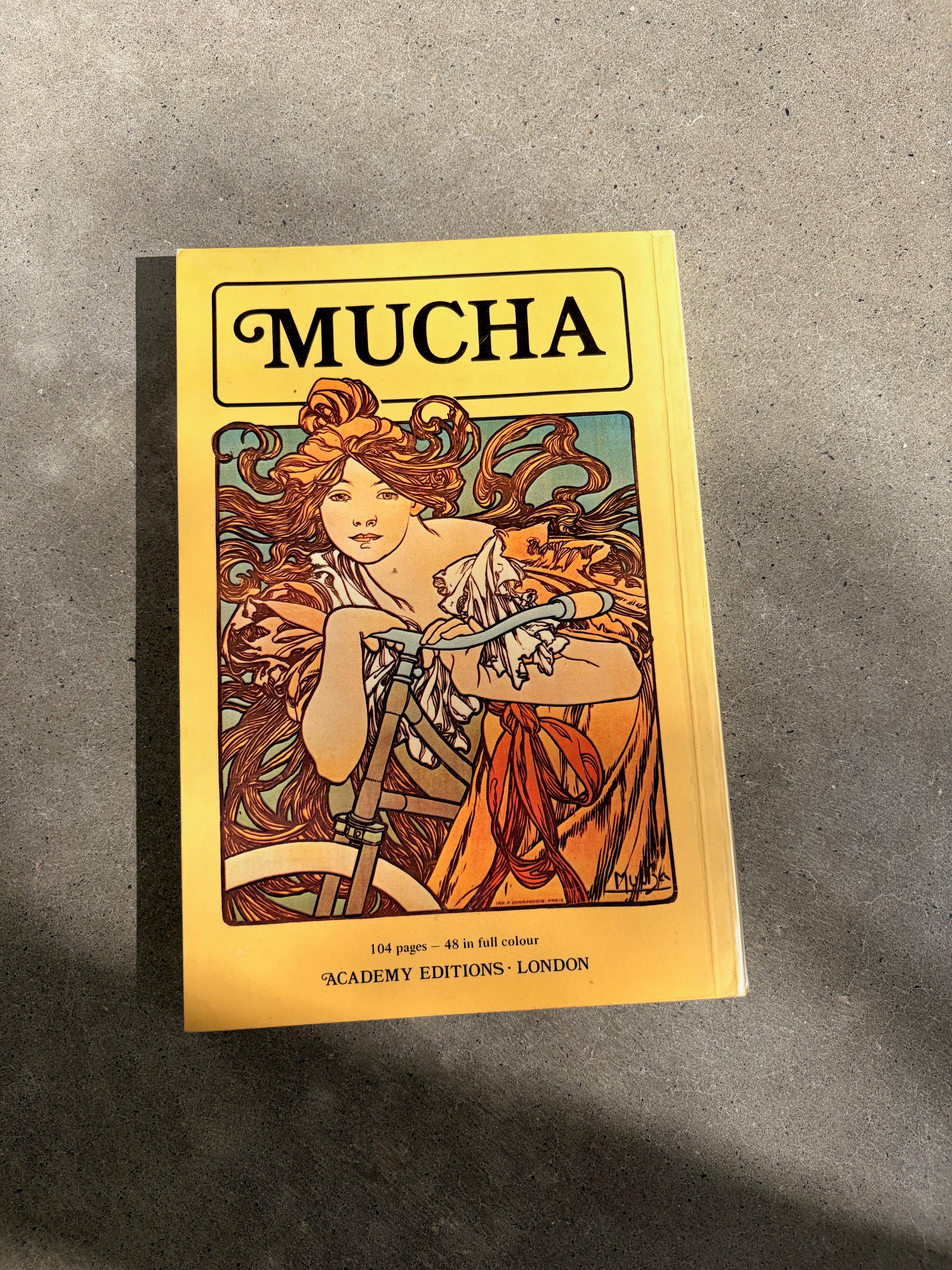 mucha vintage coffee table book