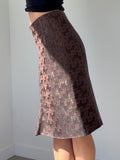 vintage marni geometric midi skirt