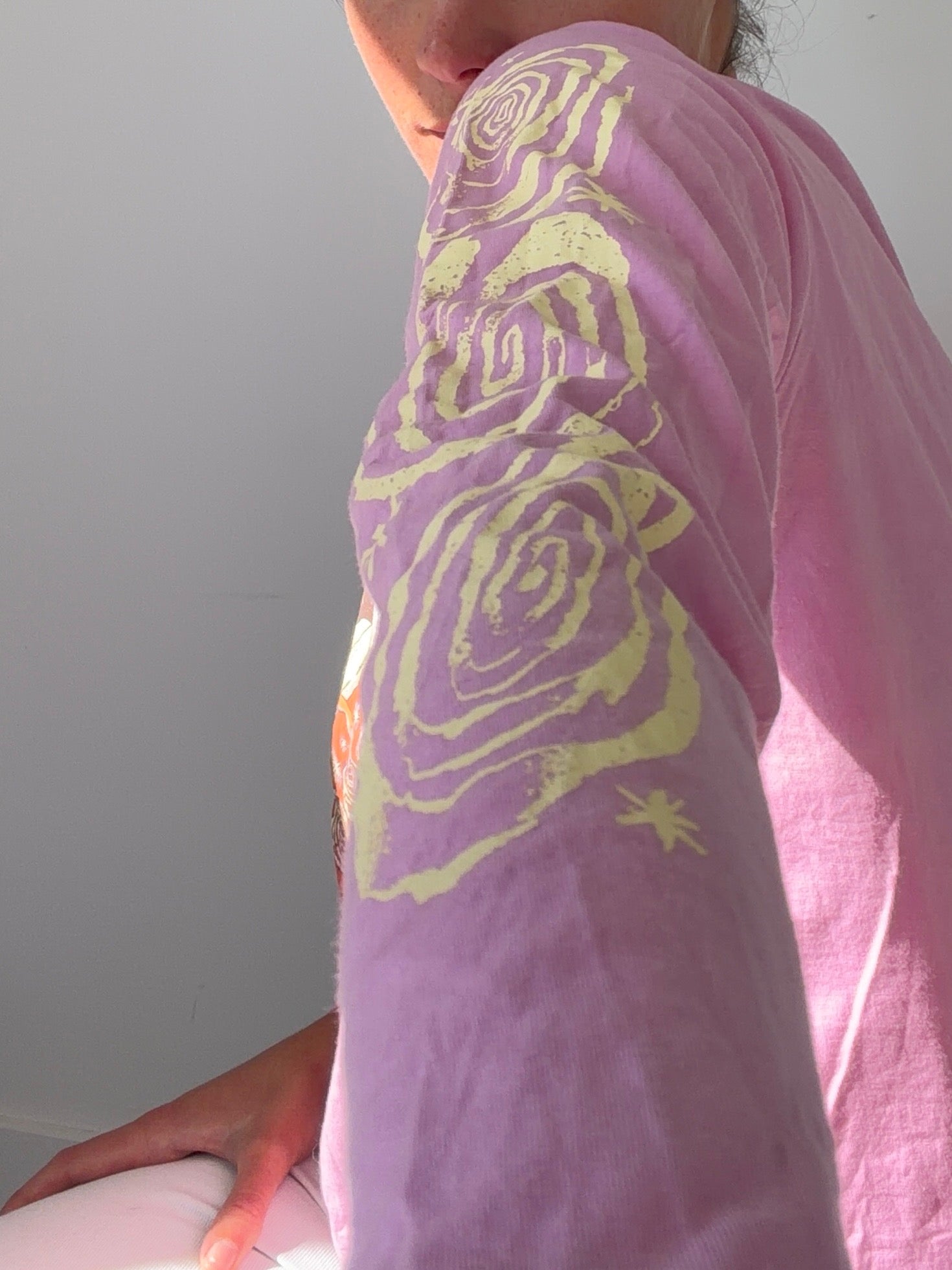 atmosea pink graphic long sleeve