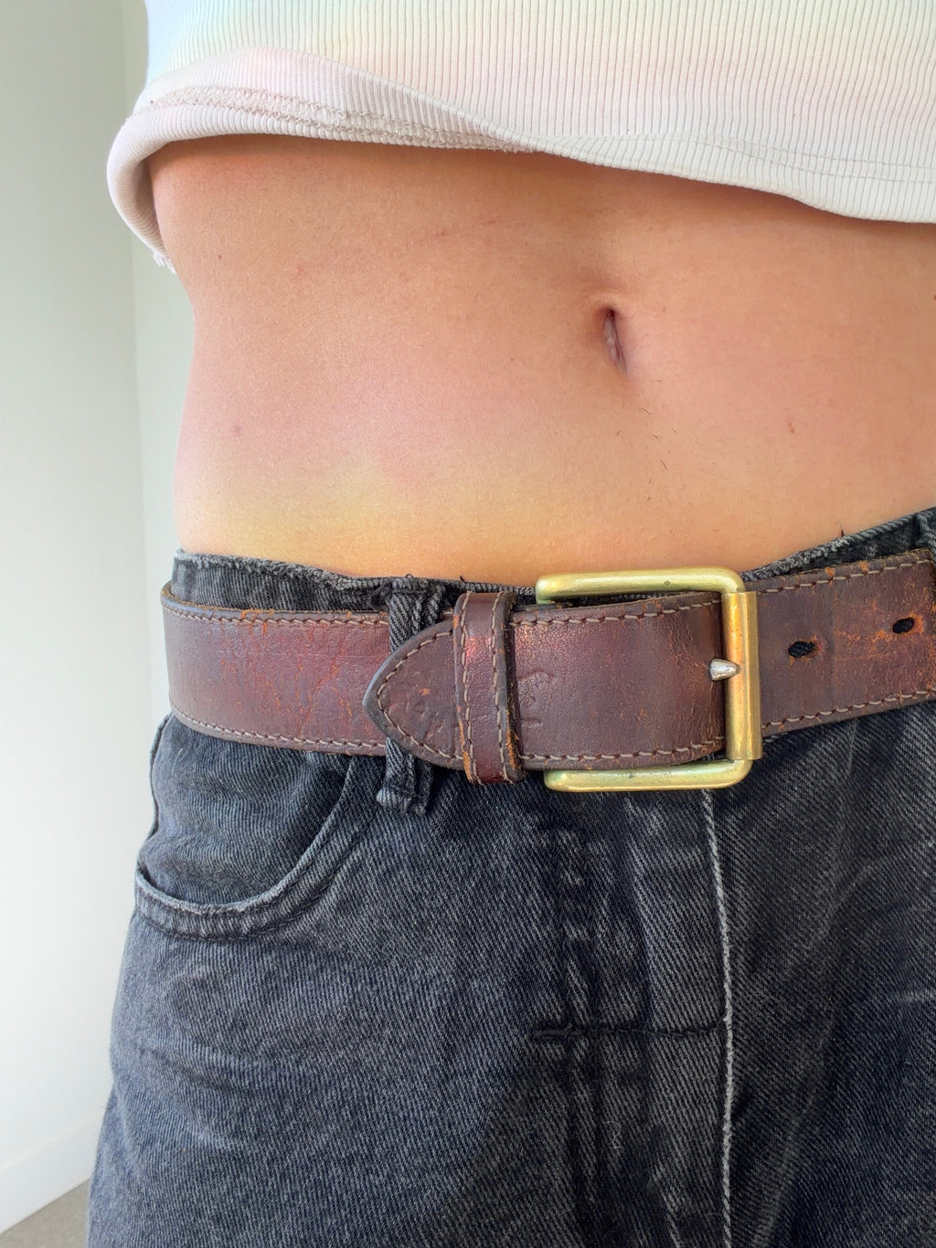 vintage rodd & gunn belt