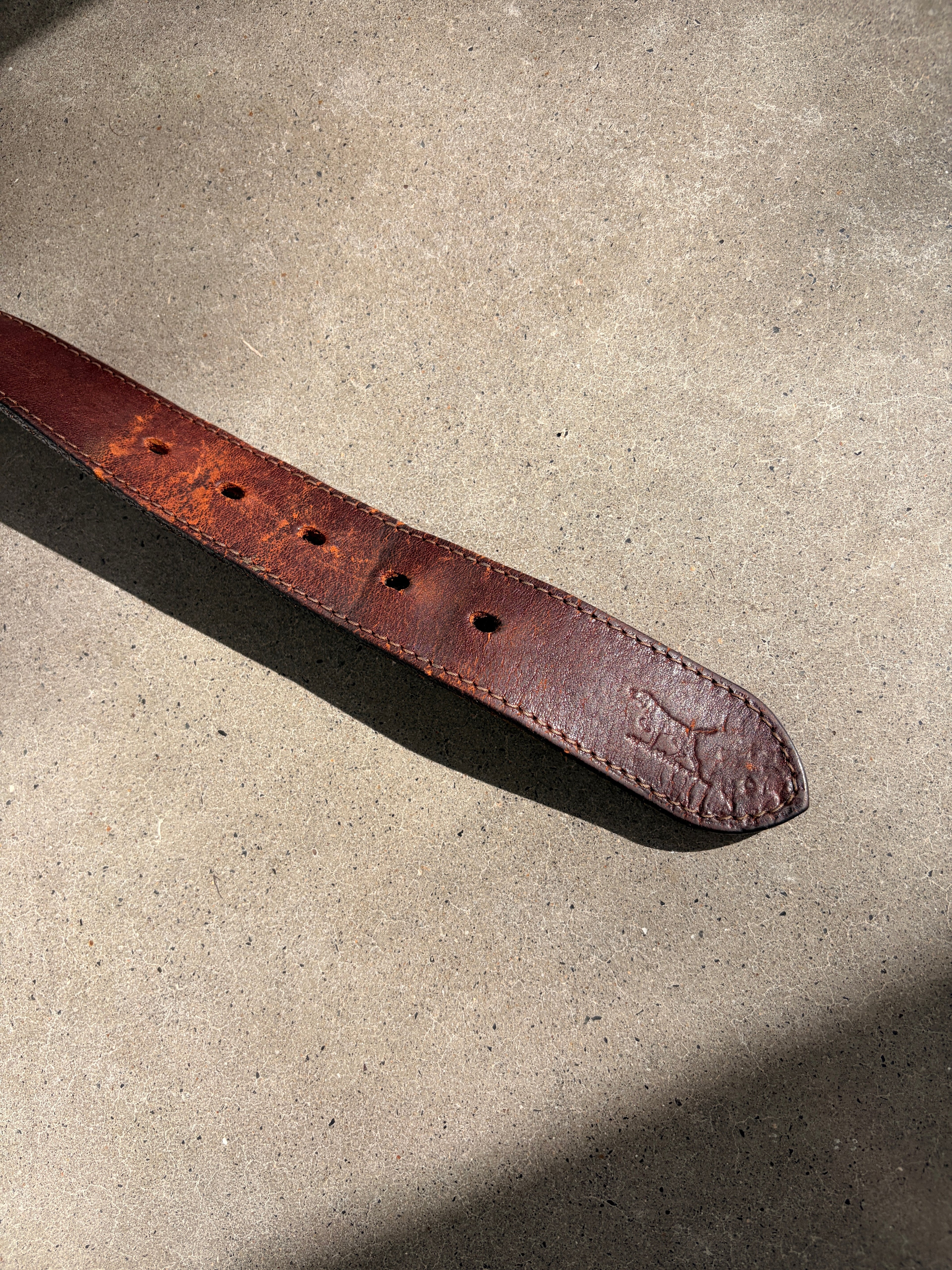 vintage rodd & gunn belt