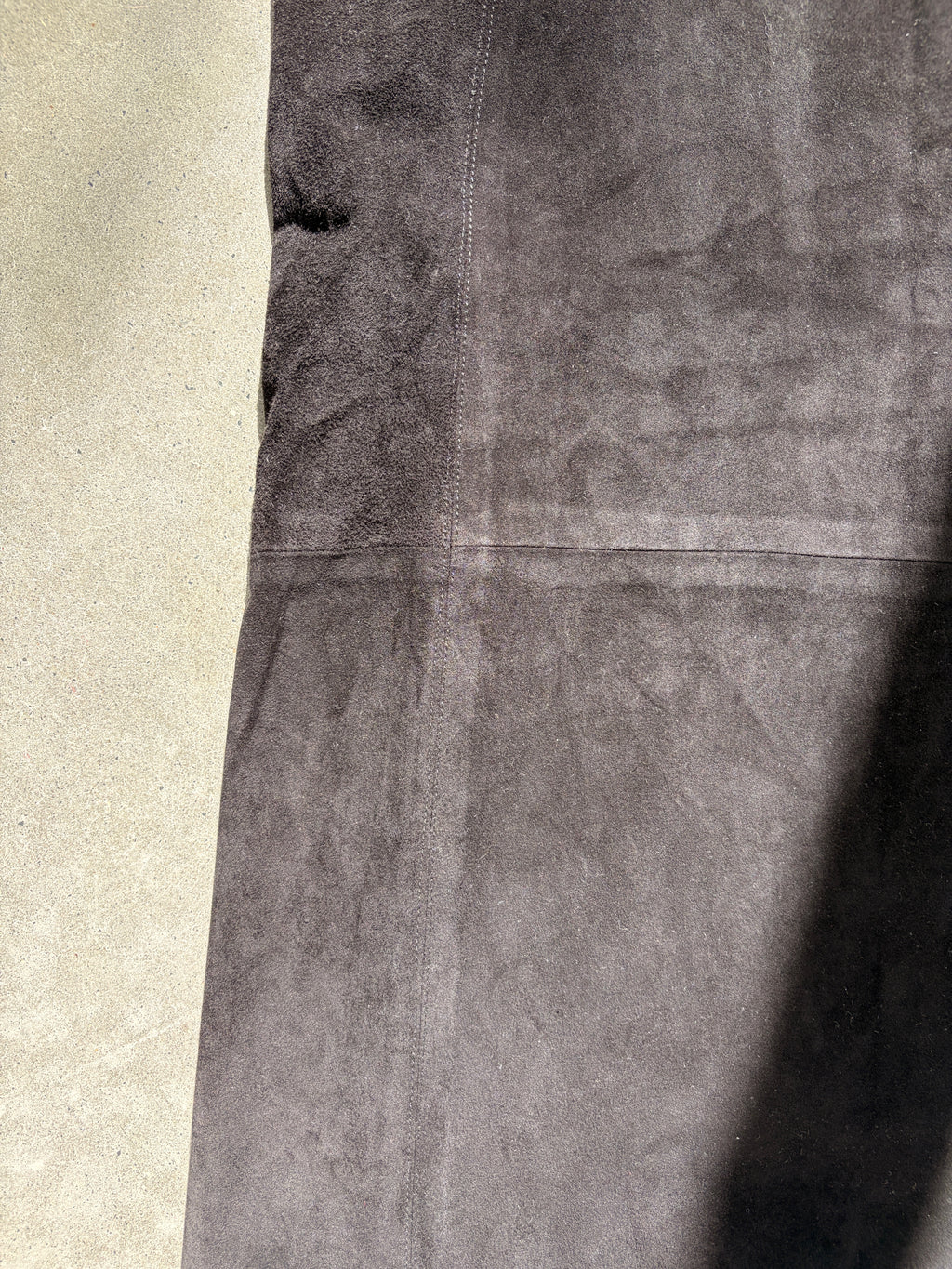 archival YSL suede dress