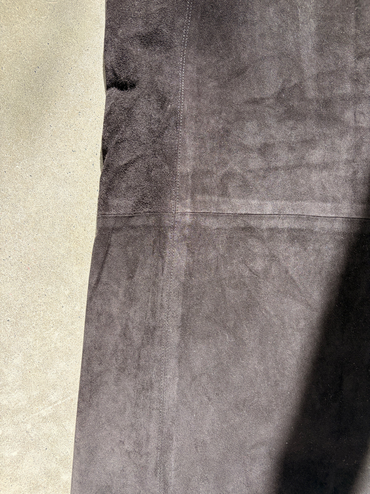 archival YSL suede dress