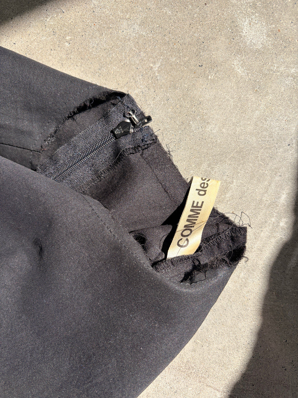archival comme des garçons dress