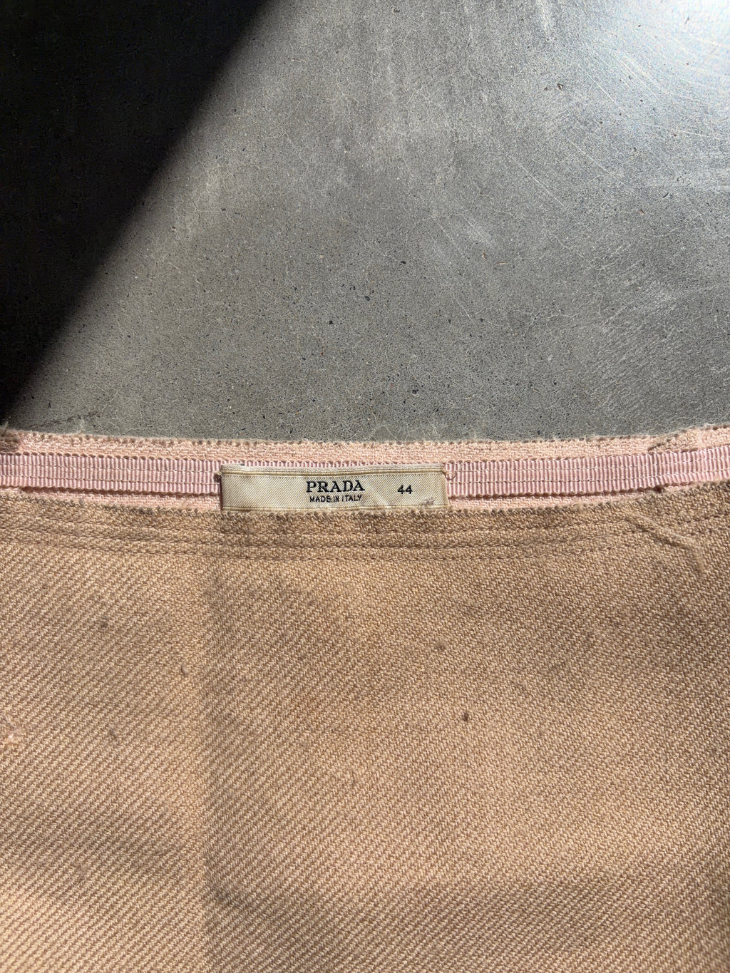 vintage prada wool skirt