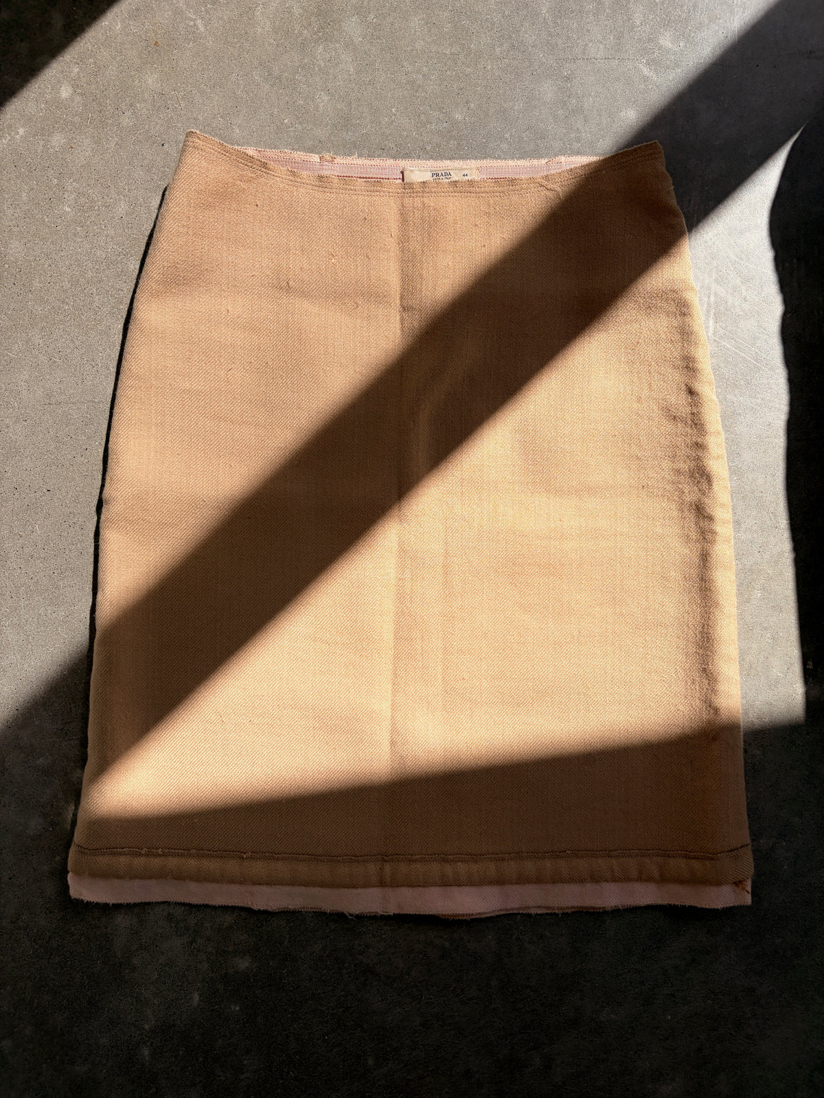 vintage prada wool skirt