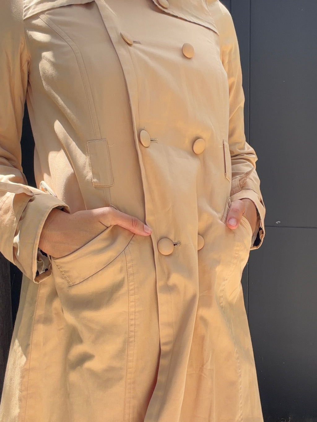 diane von furstenberg trench coat