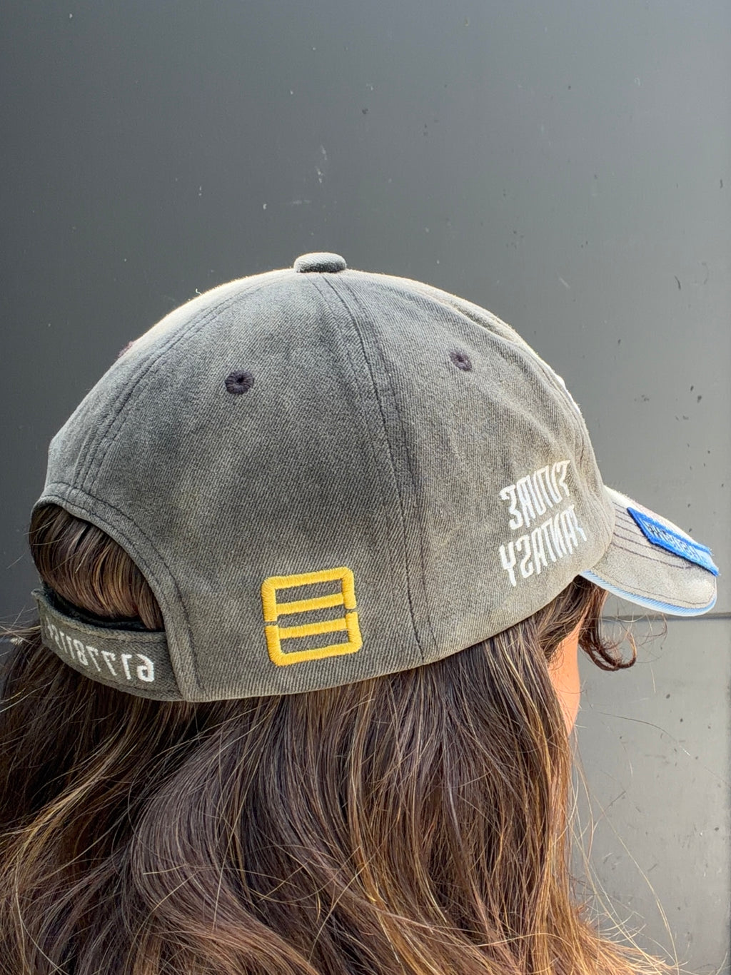 ambush “future fantasy” multi-logo baseball cap