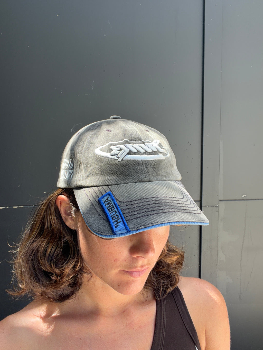 ambush “future fantasy” multi-logo baseball cap